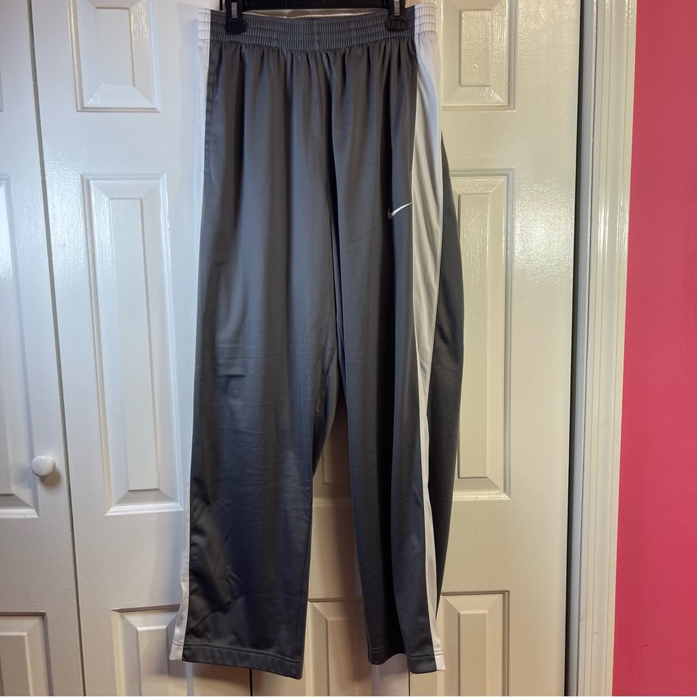 Nike Stripe Basketball Sweatpants Large O7